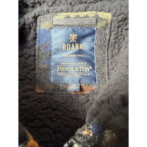 NWT $450 Roark x Pendleton Axeman Southwest Aztec Wool Jacket Coat M New. - Picture 11 of 16